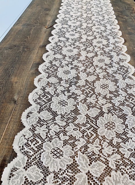 floral lace runners