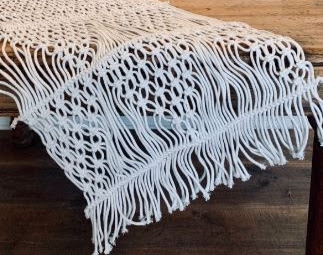 macrame table runners