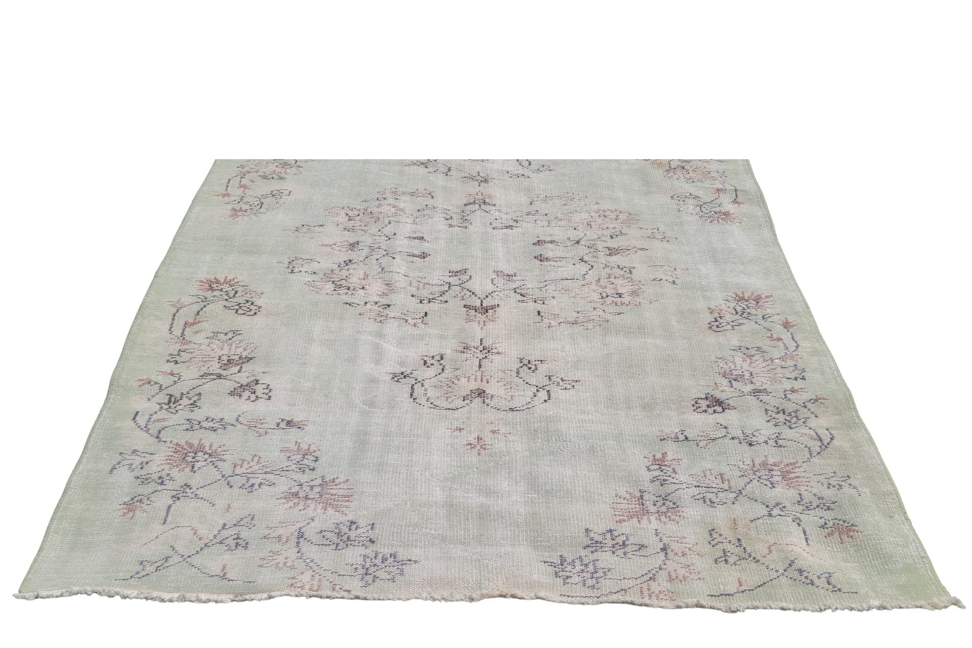 boho flower rug